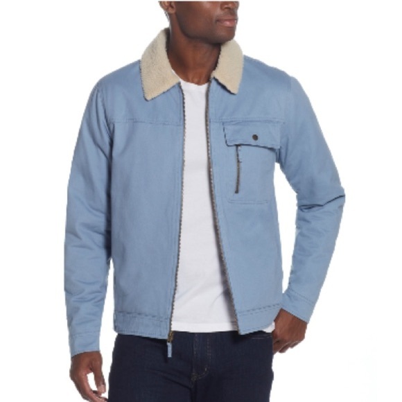 Weatherproof Vintage Men's Sherpa Lining Trucker Jacket - Moonlight L - Picture 4 of 10